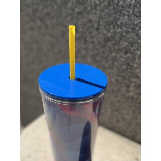 Starbucks bright Abstract Tumbler ombre wavesr 16oz