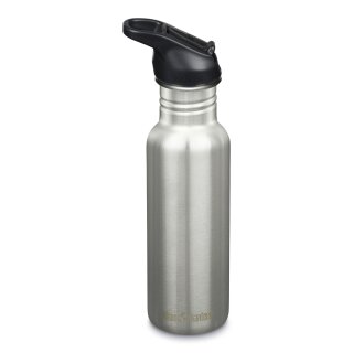 Klean Kanteen Edelstahl Trinkflasche Classic 532ml Flip Sport Cap BS