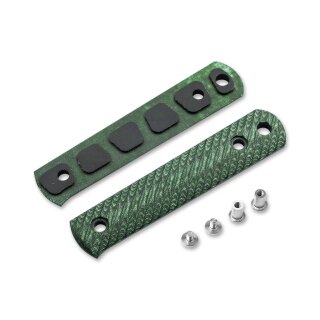 Böker BFF Packlite Griffschalen Leinen Micarta Bottle Grün Rope