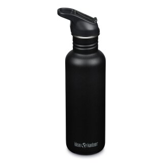 800ml Kanteen®Classic (Flip Sport) Schwarz Black