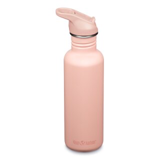 Edelstahl Trinkflasche Classic 800ml FlipSport  Peach Parfait Pfirsich