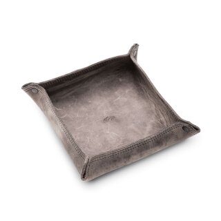 MKM EDC Valet Tray Grey Lederschale