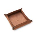MKM EDC Valet Tray Brown Lederschale Braun Italy