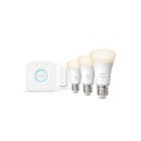 HUE Starter-Set: E27 - Lampe A60 Dreierpack +...