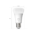 HUE Starter-Set: E27 - Lampe A60 Dreierpack + Dimmschalter warm/white