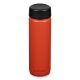 Klean Kanteen Edelstahl Wide 800ml Loop Cap rot tiger lily