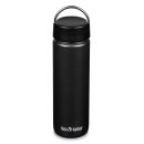 Klean Kanteen Edelstahl Wide 800ml Wide Loop Cap black schwarz