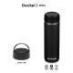 Klean Kanteen Edelstahl Wide 800ml Wide Loop Cap black schwarz