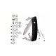 Swiza Taschenmesser D03 AM schwarz (KNI.0036.1010)