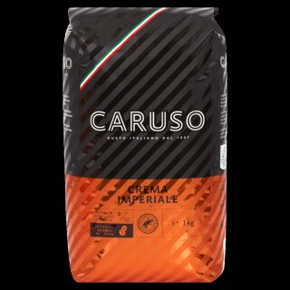 Caruso Imperiale Crema Ganze Kaffeebohnen 1kg, Stärkegrad 3/5