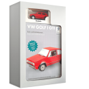 Franzis VW GOLF I GTI Kartonbausatz 1:18 + Modellauto 1:38