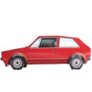 Franzis VW GOLF I GTI Kartonbausatz 1:18 + Modellauto 1:38