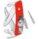 Swiza J06 JUNIOR CHRISTMAS Schneemann rot Kindermesser