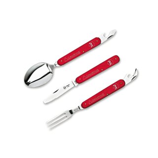 Mercury Trip Set Rosso Besteckset Rot Italia 992-5AC
