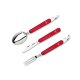 Mercury Trip Set Rosso Besteckset Rot Italia 992-5AC