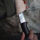 Helle Gro Knife mit Lederscheide