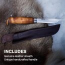 Helle Tollekniv Knife mit Lederscheide