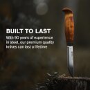 Helle Tollekniv Knife mit Lederscheide