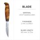 Helle Tollekniv Knife mit Lederscheide