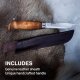 Helle Tollekniv Knife mit Lederscheide