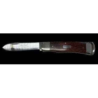 Hartkopf Taschenmesser 1.4110-Stahl, Rotholz - Neusilberbacken