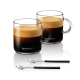Nespresso VERTUO GRAN LUNGO 2er Set, Gläser mit Glaslöffeln