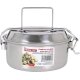 Privilege 52571 Lunchbox mit Teller, Edelstahl, mehrfarbig, 16 cm