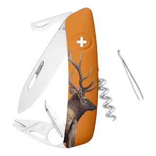 Swiza TT03 Hirsch-Motiv orange