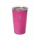 Starbucks Tumbler Fuschia Orange Psychedellic 12oz