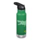 Klean Edelstahl Isolierflasche Kid 355ml Flip Cap Dino Scate green