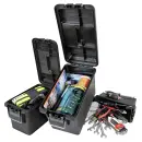 Universalboxen 3er-Set Schwarz Abschließbar mit...