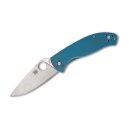 Spyderco Tenacious R.I.L. Blue Titanium PlainEdge