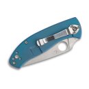 Spyderco Tenacious R.I.L. Blue Titanium PlainEdge