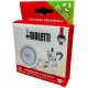Bialetti Ersatzdichtungen 3 Dichtungen + 1 Filter 3/4 Tassen Rot