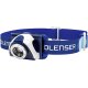 Ledlenser SEO 3 blau Stirnlampe mit Rotlicht – LED Stirnlampe (AA-Batterien, 100 lm, blau)