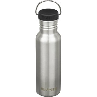 Klean Edelstahl Trinkflasche Classic 800ml Loop Cap Brushed