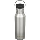 Klean Edelstahl Trinkflasche Classic 800ml Loop Cap Brushed