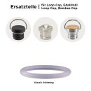 Klean Edelstahl Trinkflasche Classic 800ml Loop Cap Brushed