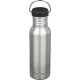 Klean Edelstahl Trinkflasche Classic 800ml Loop Cap Brushed
