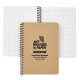 Modestone Wasserfestes Notizbuch aus Steinpapier 145x105mm, tan
