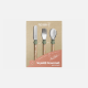 OPINEL Le Petit Gourmet Kinderbesteckset, 3-tlg., OLIVGRÜN