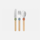 OPINEL Le Petit Gourmet Kinderbesteckset, 3-tlg., BUNT