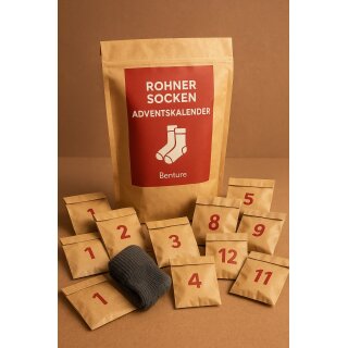 Benture Adventskalender 2025 Rohner Socks