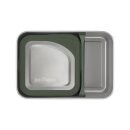 Klean Edelstahl Essensbehälter Lunchbox Rise 3er Set 1626ml dunkelgrün