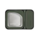 Klean Edelstahl Essensbehälter Lunchbox Rise 3er Set 1626ml dunkelgrün