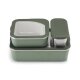 Klean Edelstahl Essensbehälter Lunchbox Rise 3er Set 1626ml dunkelgrün