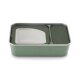 Klean Edelstahl Essensbehälter Lunchbox Rise 3er Set 1626ml dunkelgrün