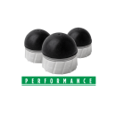 T4E Paintball Kugeln RUB Prec,Kaliber 0.68, 50 Stück Rubberballs bk