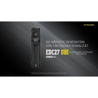 Nitecore EDC27 UHi - 3100 Lumen Taschenlampe