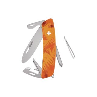 Swiza Schweizer Kinder Taschenmesser J04R AM Farn Orange